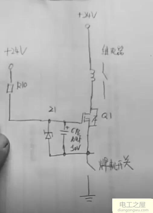 直流焊机继电器不工作没有输出电压是怎么回事