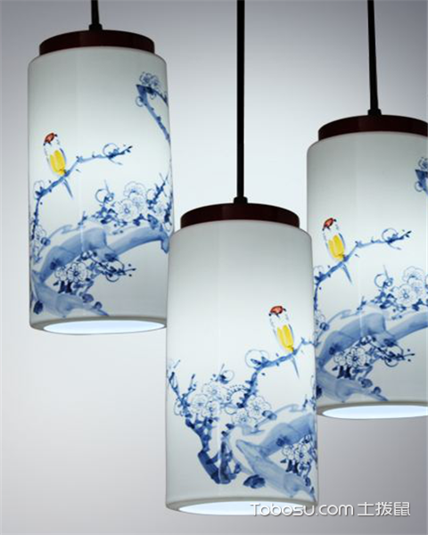 中国风吊灯有哪些创意之青花瓷吊灯