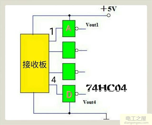 三极管构成的高低电平转换电路