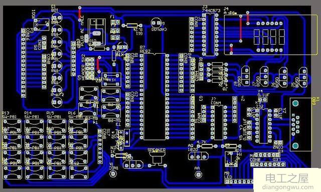 怎样看电路板上的电路图?能否结合电路板实际画一个电路图