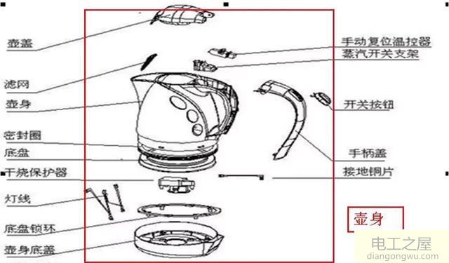 电热水壶漏电怎么维修