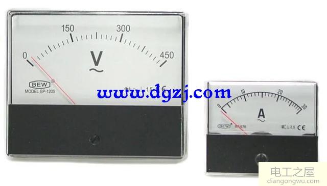 区分电压表和电流表最直接的方法
