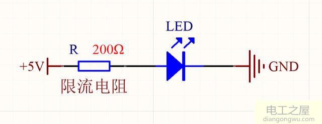 供电电源5V点亮6颗白光LED灯珠的方法