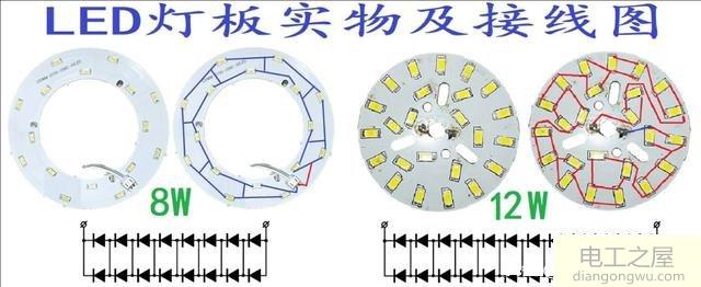 LED灯盘的实际电路长啥样