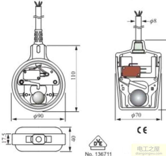 排污泵浮球液位开关能启动不能关闭什么原因