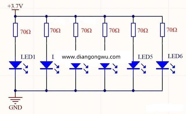 18650电池供电的led灯电路图（18650锂电池充电器电路图解）