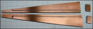 Figure 3. The two cut pieces are set to mirror each other.