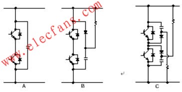  IGBT常用吸收电路 www.elecfans.com