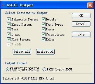 用PADS Logic2005 把文件降到PADS Logic2004