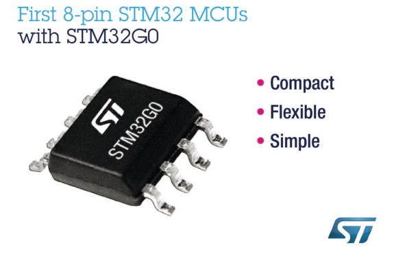 意法半导体首款8引脚STM32微控制器正式发布