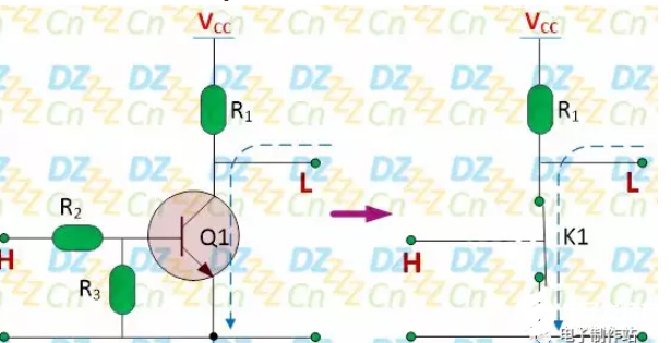 三极管中的开关电路分析