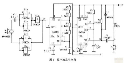 数字式超声波测距仪的工作原理和电路设计