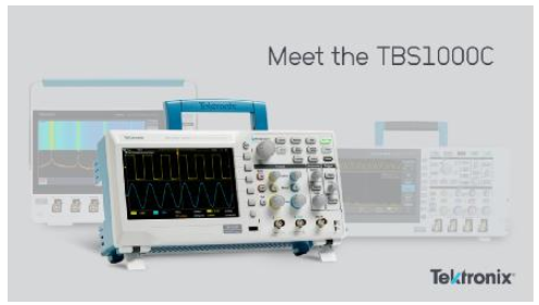 泰克推出全新TBS1000C数字存储示波器，为快速实践教学和简便操作而设计