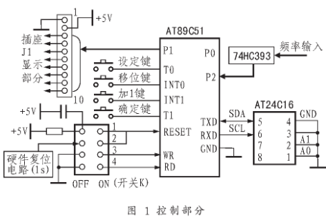 基于涡街流量传感器AT89C51/LV51型单片机实现流量计的二次仪表设计