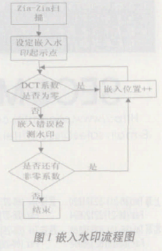 采用在编码端嵌入水印信息办法的错误检测系统的设计