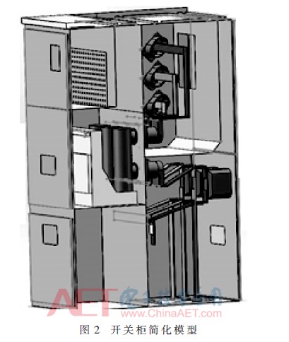 基于SolidWorks的开关柜模型的热传导结构