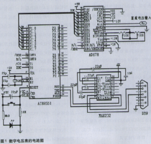 基于PC通信实现新型数字电压表的整机设计