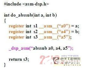 C和汇编代码结合 是实现DSP软件设计的最好方式   