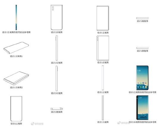 小米MIX Alpha环幕屏手机曝光采用了360度环绕设计