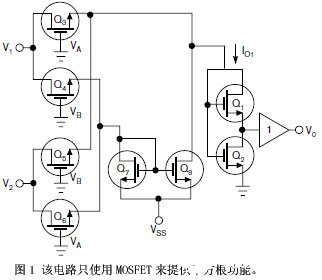 采用MOSFET器件实现模拟平方根计算装置的设计