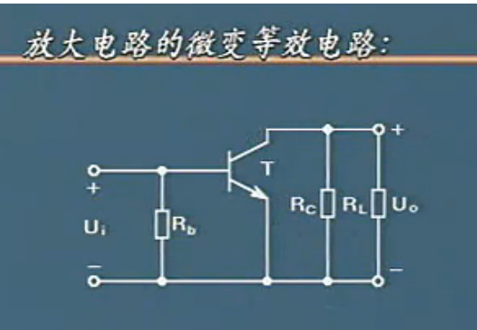 放大电路分析：三极管的微变等效电路