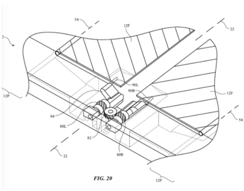 苹果折叠屏专利图曝光采用了与三星Galaxy Fold类似的内折叠设计
