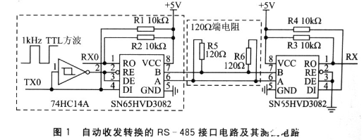 零延时RS-485接口电路具有很强的抗共模干扰能力   