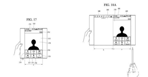 LG一项折叠屏手机专利曝光该机配备了电动装置来推动屏幕拉伸