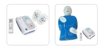 专门为急救人员在使用真正临床AED的AED模拟除颤仪