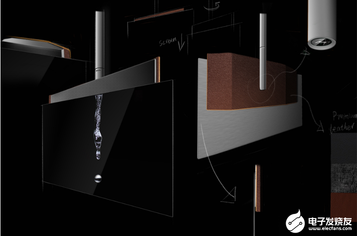 创维推出全球首款无线音频黑标雕塑系列的美兹雕塑1电视