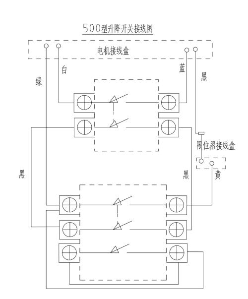 220上下按钮开关接线图