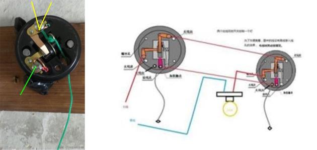 220v灯老式开关怎么接