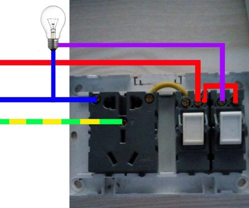 220v灯开关接线方法