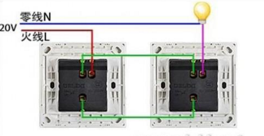 220v灯开关接线方法