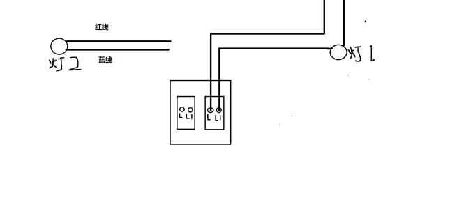 灯泡开关怎么接线图片