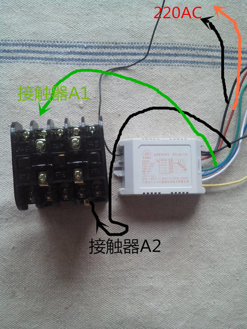 220v电灯普通接线图