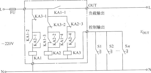 220灯开关接线图片