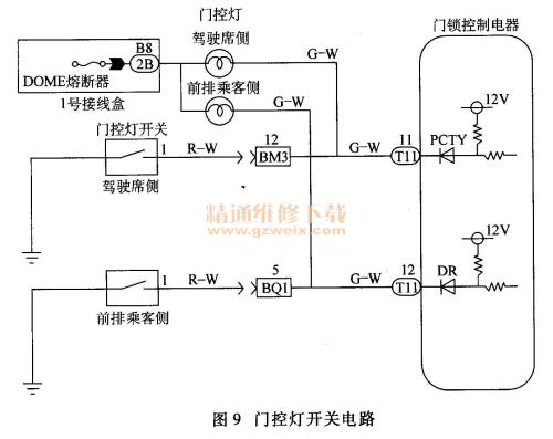 启动开关接线图