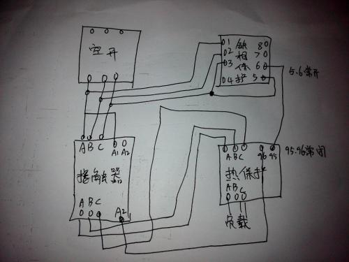 220按钮开关接线图实物图