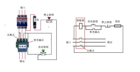 按钮的接线方法