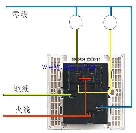 220v灯开关接线方法