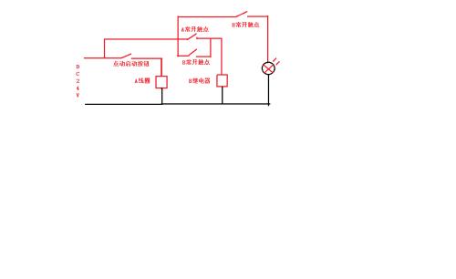 一个灯泡一个开关线路图