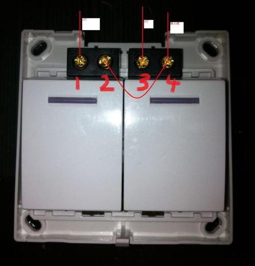 灯线开关的接法图片