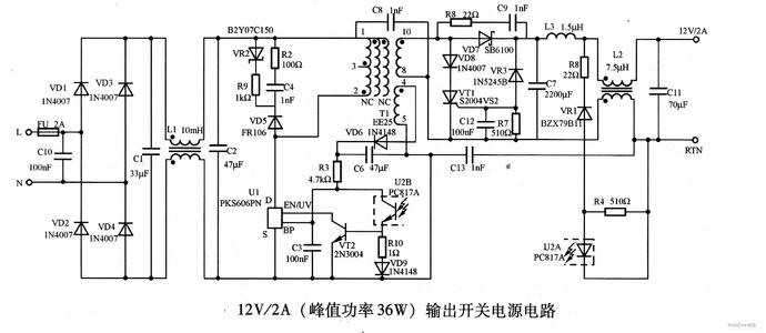 220开关电源怎么接线