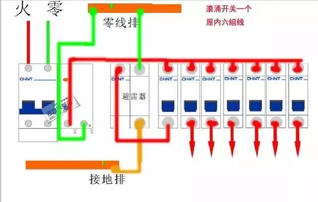 220v灯开关接线方法