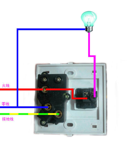 电灯开关怎么接线图解