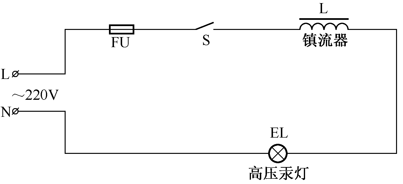 220v电灯开关接线图