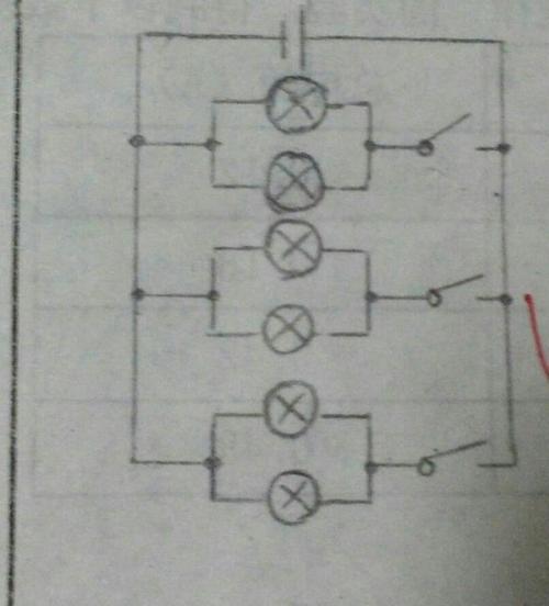 220v三个开关接线图