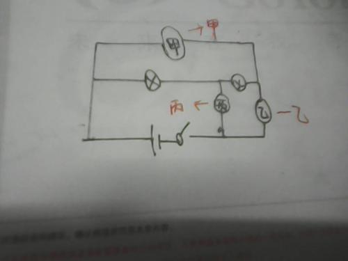 两个灯泡串联接线图
