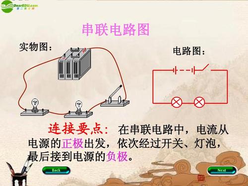 两个灯泡串联的实物图